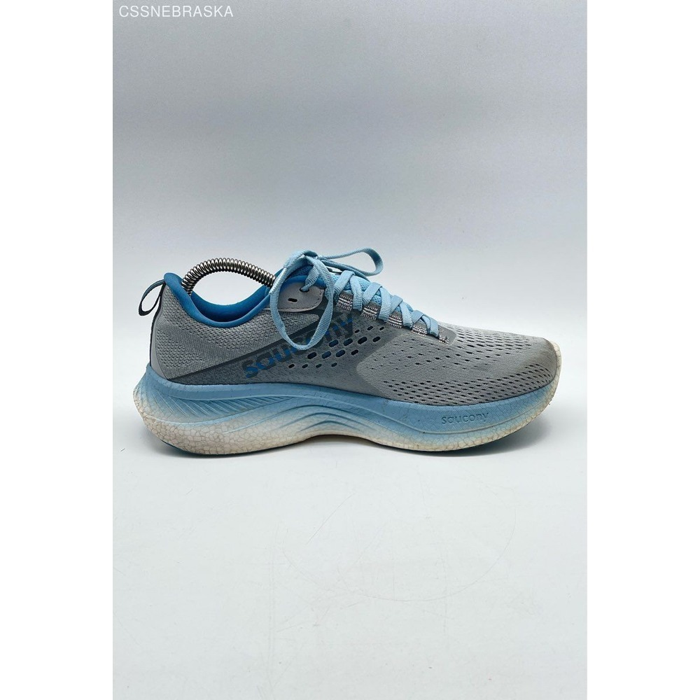 Saucony Blue | Gray Women's Ride 17 Running Shoes S10924-118 - Size 9.5
